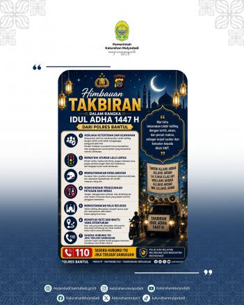 Himbauan Takbiran Idul Adha 1447 H