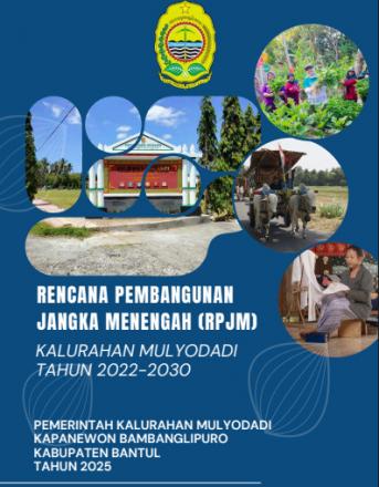 Rencana Pembangunan Jangka Menengah (RPJM) Kalurahan Mulyodadi Tahun 2022 - 2030